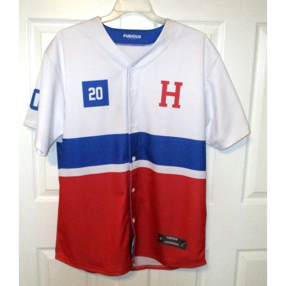 Furious Motorsport Kevin Magnussen #20 F1 Red White Blue Jersey Men's XL
